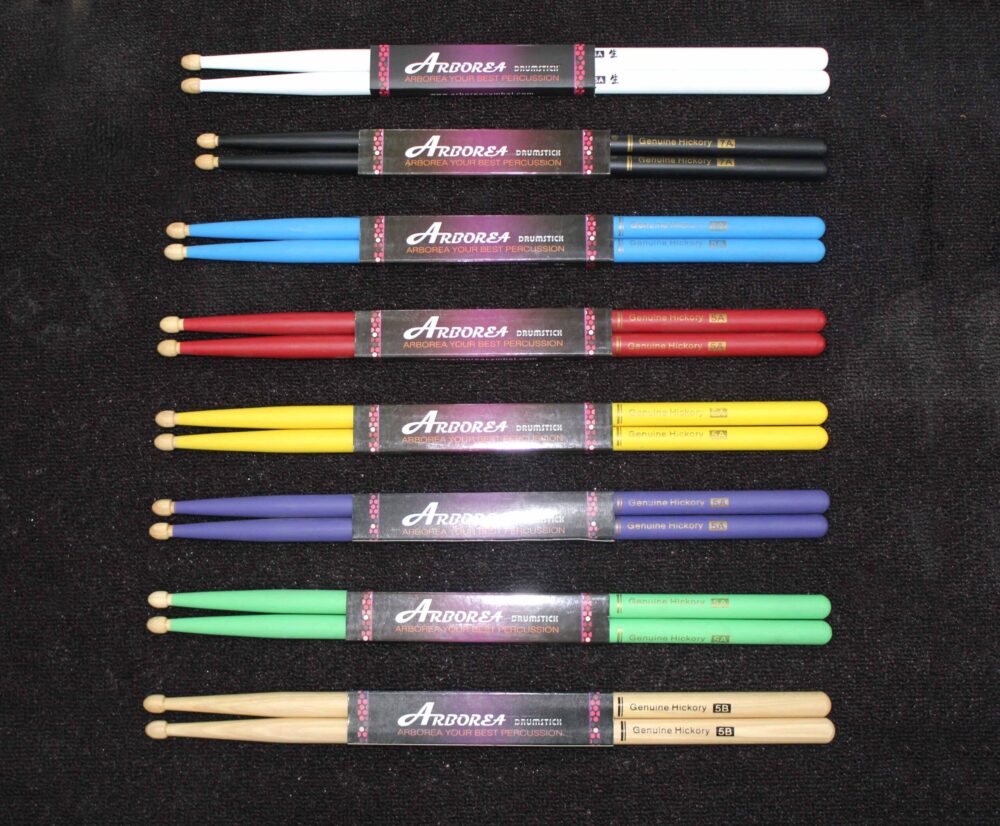 colorful drumsticks