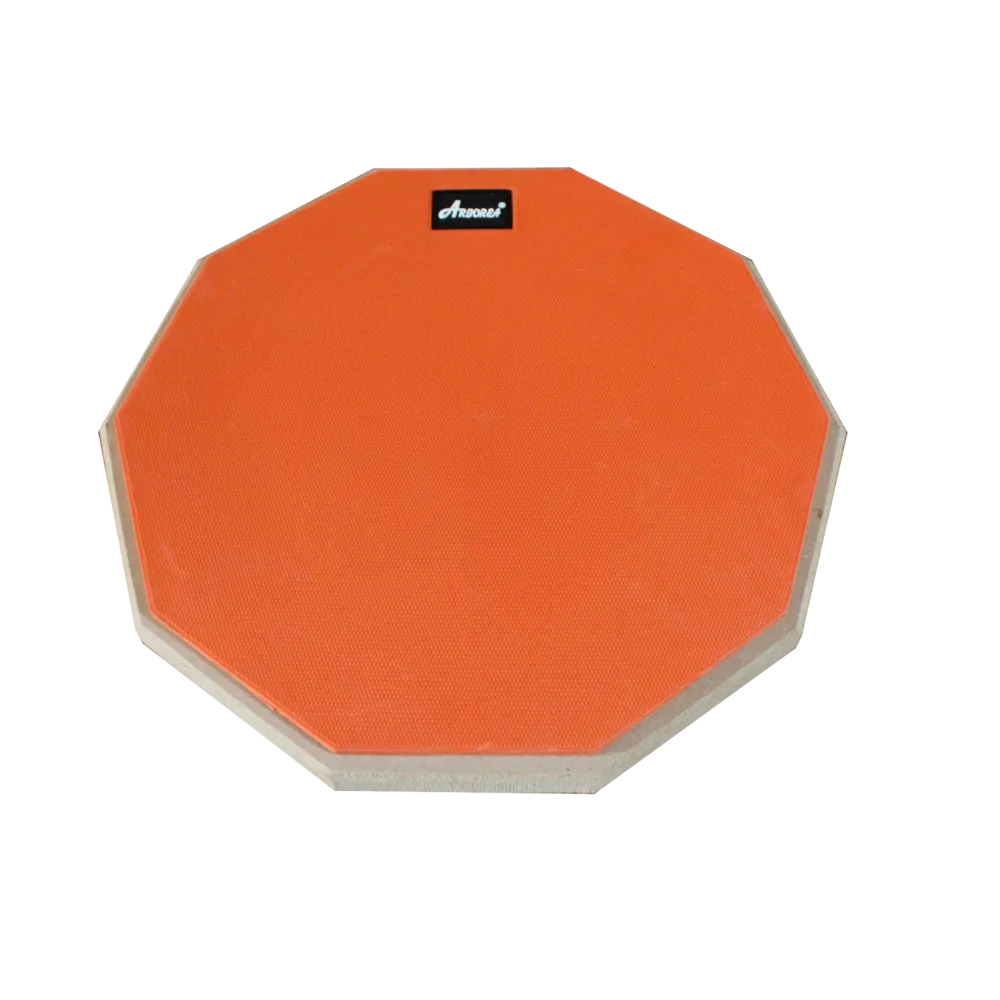 12寸10边哑鼓橙色橡胶