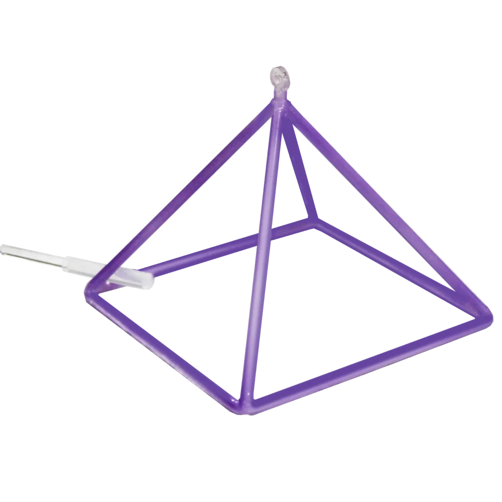 pirámide de cristal